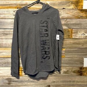Disney Women's Star Wars Hooded Pullover Sweatshirt NWT-Size Small